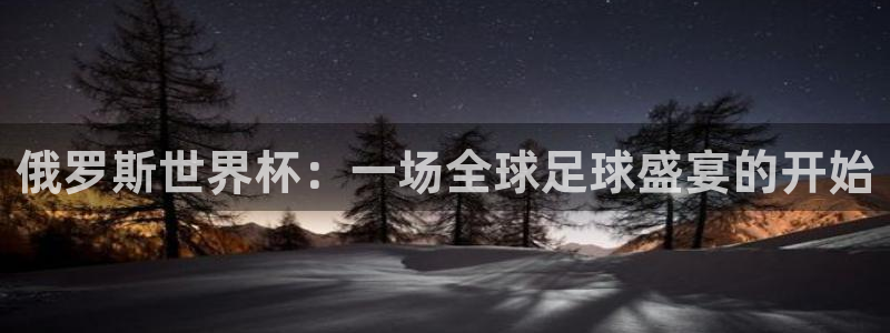 2026足球世界杯赛程时间表：俄罗斯世界杯：一场全球足球盛宴的开始